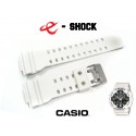 Pasek Casio GA-100B-7A, GA-110RG-7A, GA-100, GA-110, GD-100, GD-110, GA-120, GD-120, GA-300, GAC-100, G-8900 biały matowy