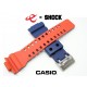 Pasek Casio GA-100L-2A, GA-100, GA-110, GA-120, GD-100, GD-110, GD-120, GAX-100, GA-300, G-8900, GDF-100 granatowy matowy