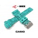 Pasek Casio GA-110SL-3A, GA-100, GA-110, GA-120, GD-100, GD-110, GD-120, GAX-100, G-8900, GAC-100, GA-300 turkusowy matowy wzór