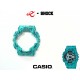 Bezel Casio GA-110SL-3A, GA-100, GA-110, GA-120, GD-100, GD-110, GD-120, GAX-100 turkusowy matowy wzór